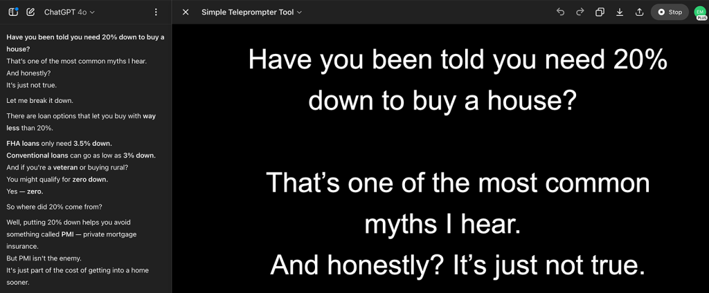 chatgpt-teleprompter-screenshot