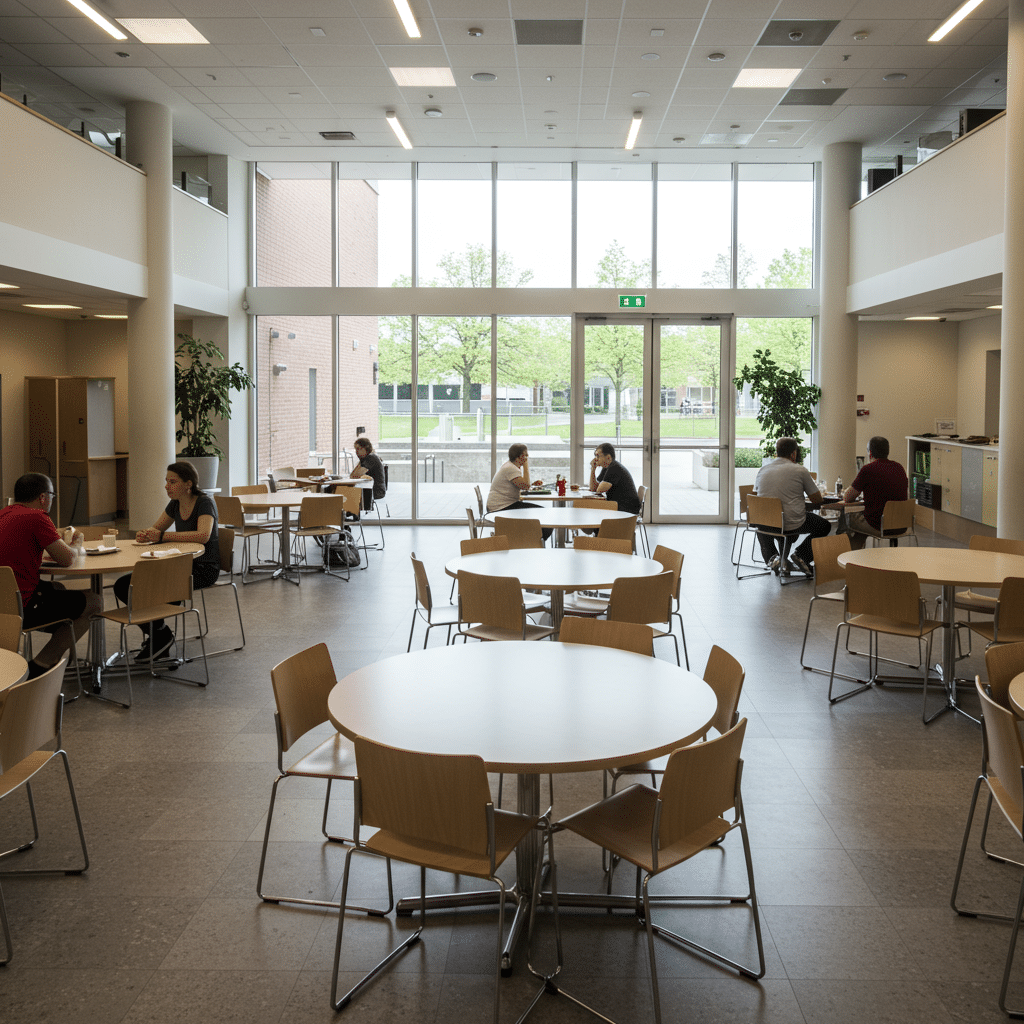 cafeteria tables